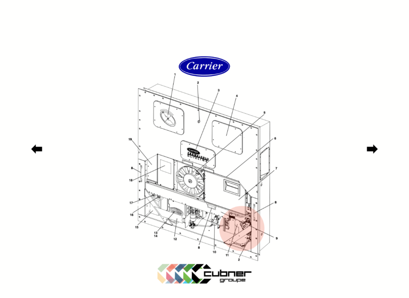 Compresseur reconditionné Carrier EliteLine REF 18-10134-25