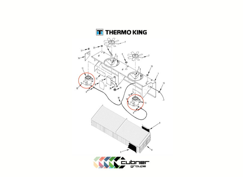 Moteur évaporateur Thermo King104-691