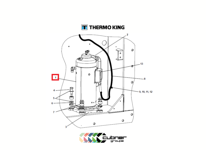 Compresseur AC18-10136-22RC P-type Thermo King