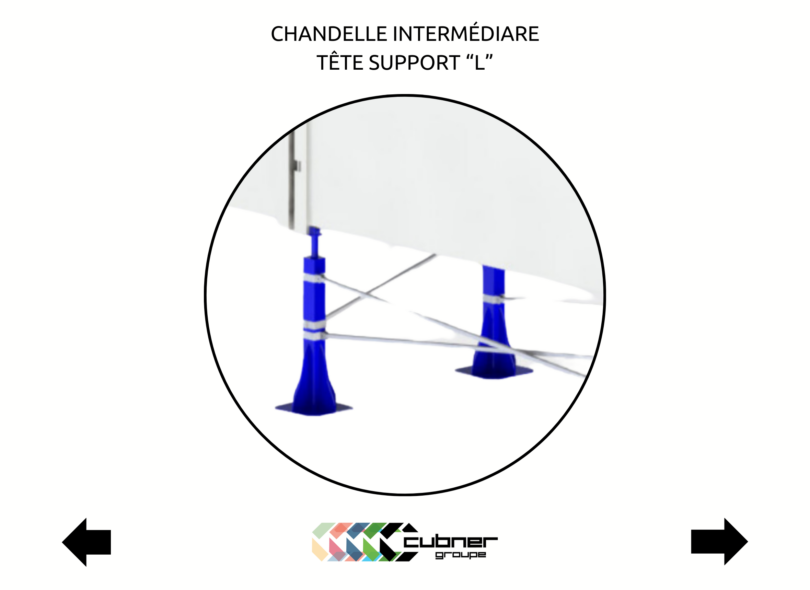 Pack 6 chandelles de levage pour conteneur maritime dry ou reefer frigorifique