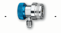 Connecteur rapide pour conteneur frigorifique carrier thermoking starcool daikin prise de pression basse pression haute pression