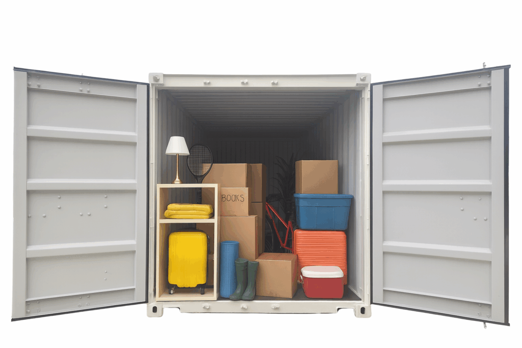 conteneur 20 pieds neuf utilisé pour du stockage