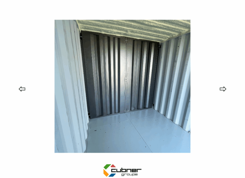 Cloison séparation amovible et sans perçage pour conteneur maritime