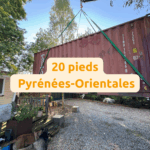 conteneur occasion pyrénées orientale perpignan 20 pieds cubner