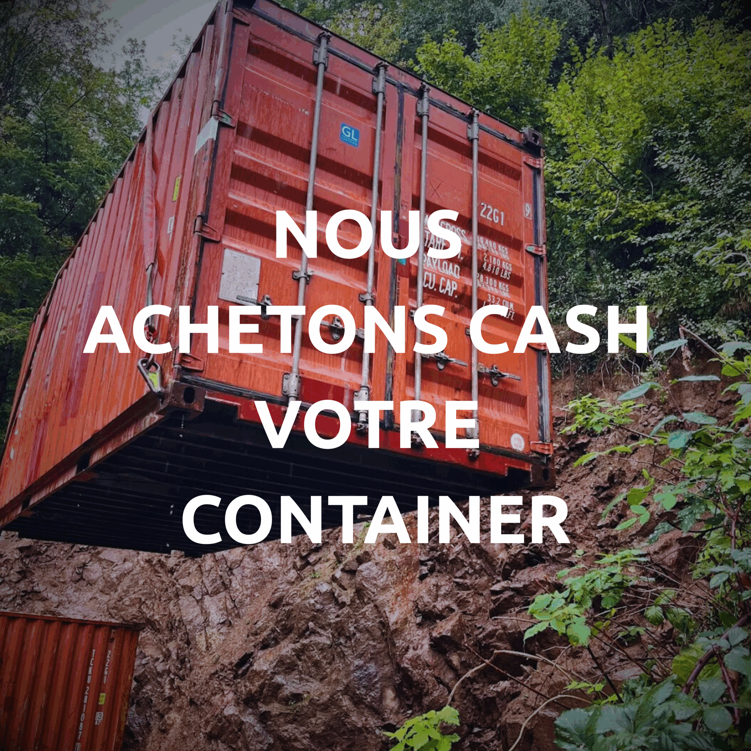 Achat et rachat de conteneurs d'occasion et neufs, inutiles ou inutilisés cubner