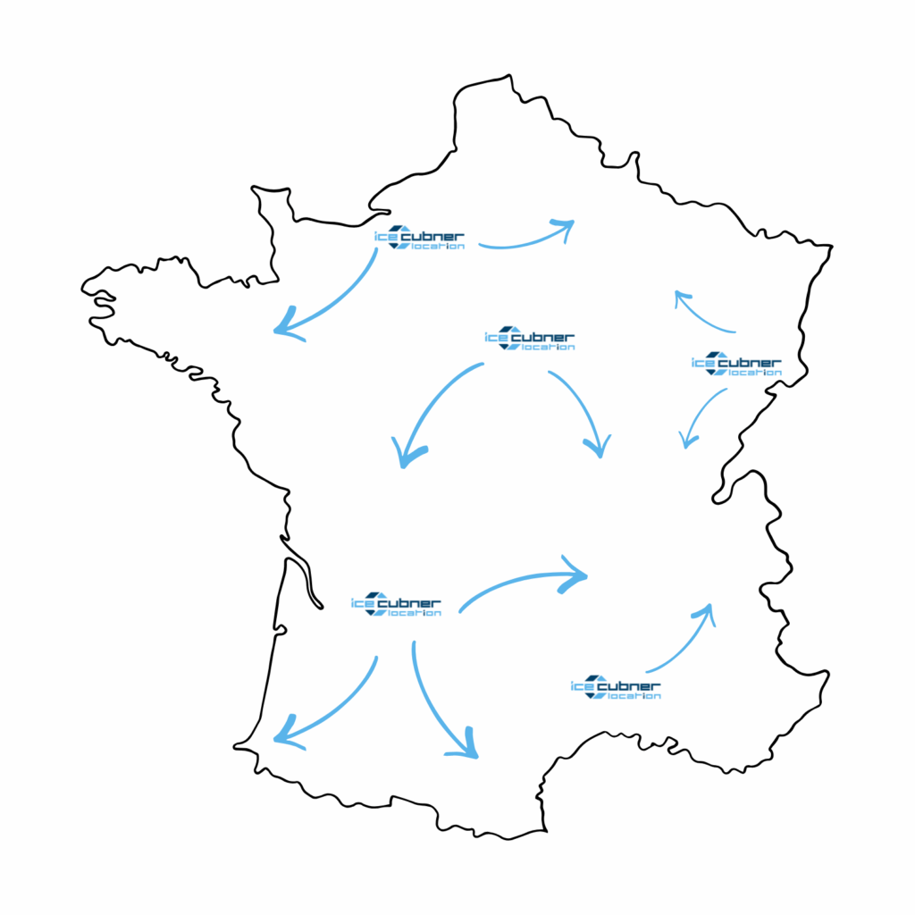 Carte location conteneur frigorifique reefer