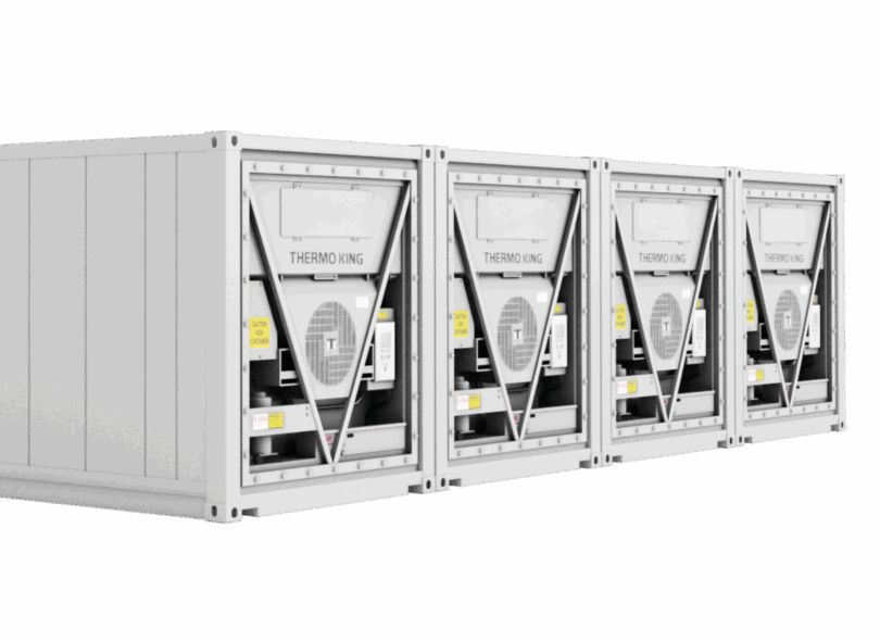 Conteneur frigorifique assemblé grande capacité gros volume megastore cold store reefer cubner