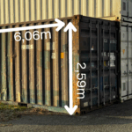 dimensions 20 pieds conteneur maritime cubner