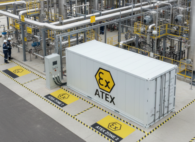 container frigorifique reefer ATEX atmosphere explosive cubner