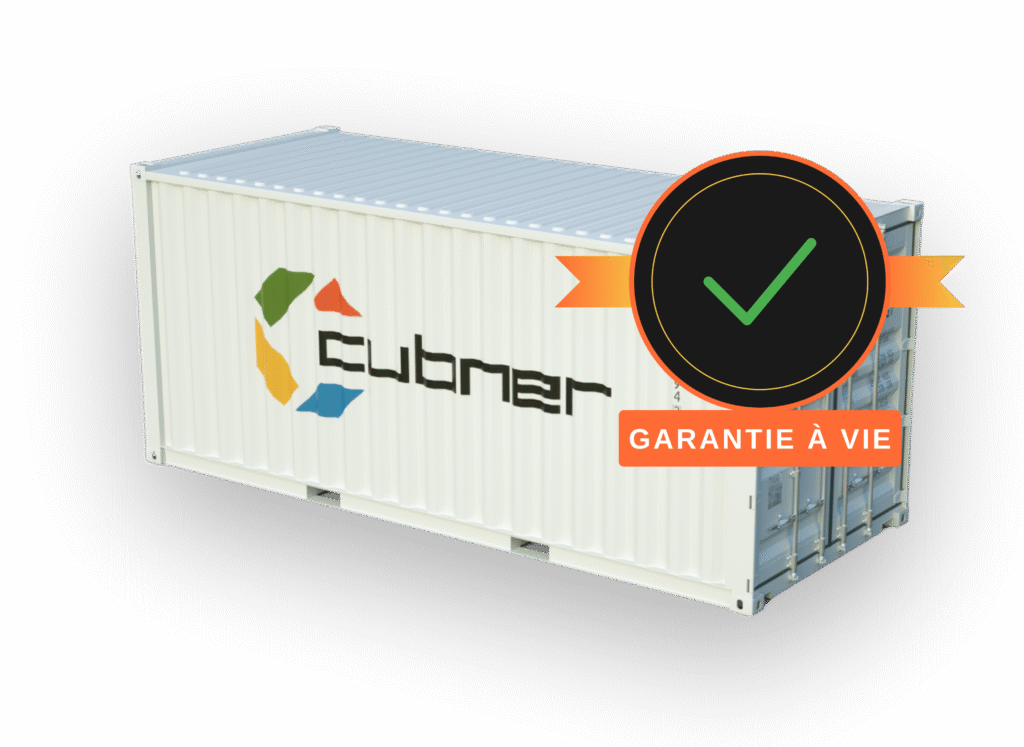 Certificat et Certification Cubner.com - Garantie à vie conteneur maritime