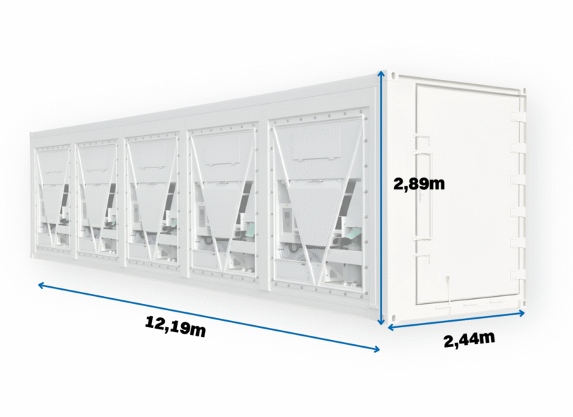 conteneur frigorifique blast reefer tunnel de surgélation cubner