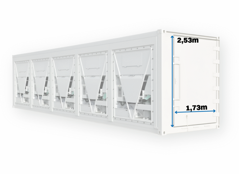 conteneur frigorifique blast reefer tunnel de surgélation cubner