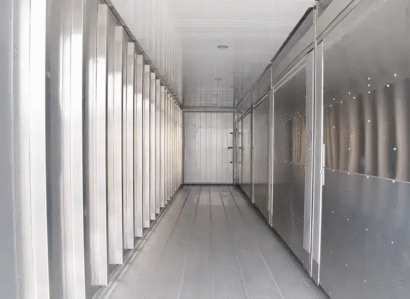 conteneur frigorifique blast reefer tunnel de surgélation cubner