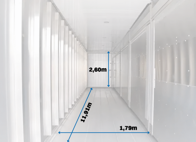 conteneur frigorifique blast reefer tunnel de surgélation cubner