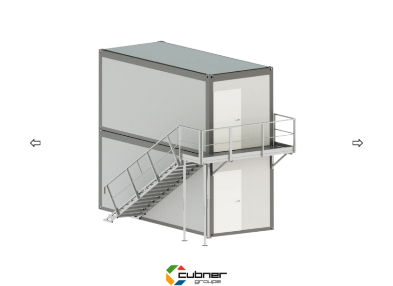 Escalier pour conteneur ou bungalow modulaire cubner