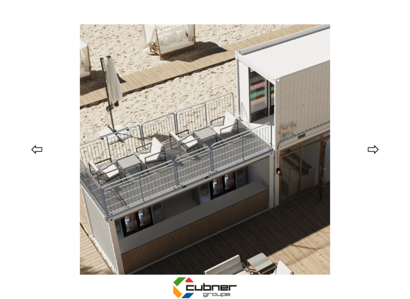Terrasse Container 20 Pieds Rooftop & Extension Cubner (1)