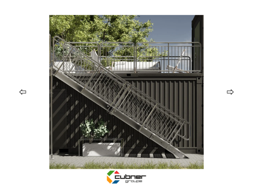 Terrasse Container 20 Pieds Rooftop & Extension Cubner