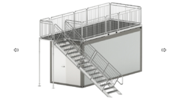 Terrasse Container 20 Pieds Rooftop & Extension Cubner