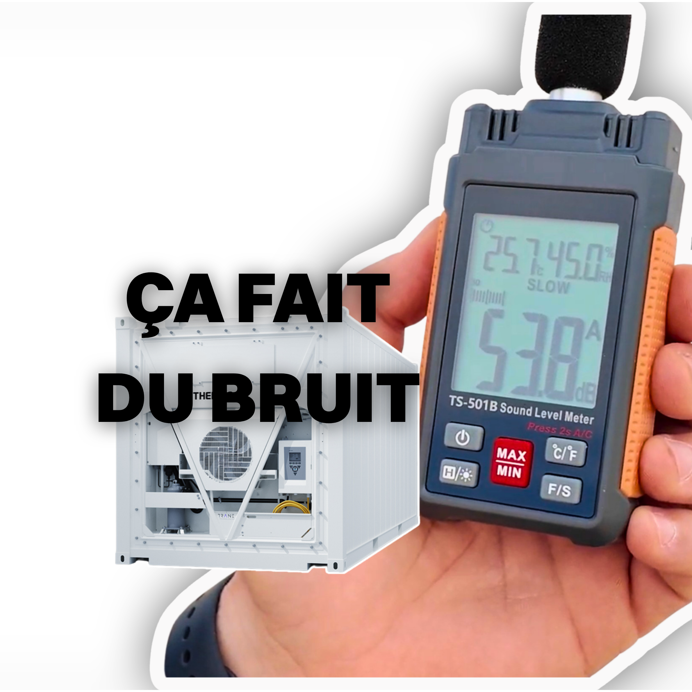 Bruit d&rsquo;un conteneur frigorifique : combien de décibels en réalité ?