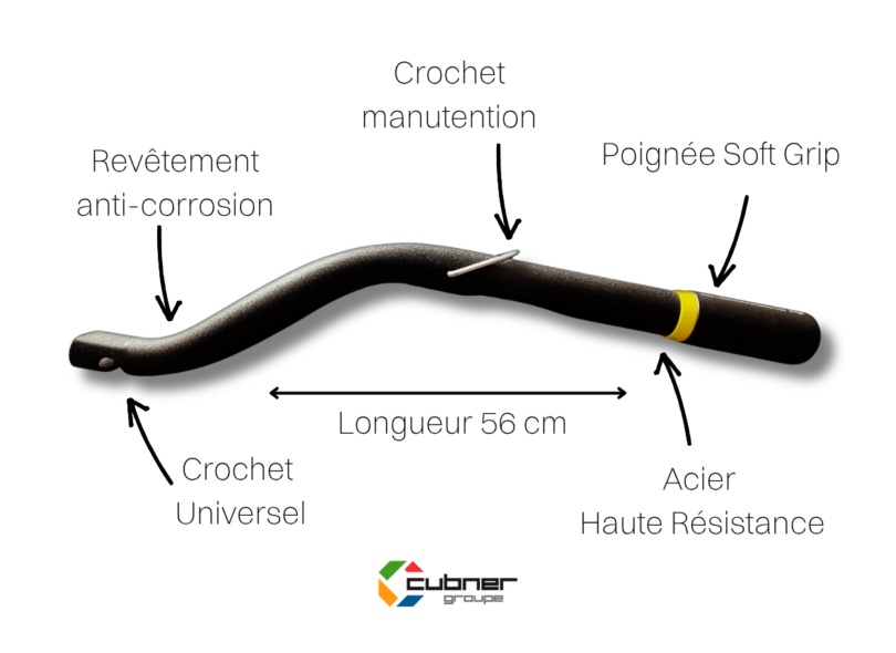 Bras de levier OpnBar pour portes de conteneur maritime Cubner (6)