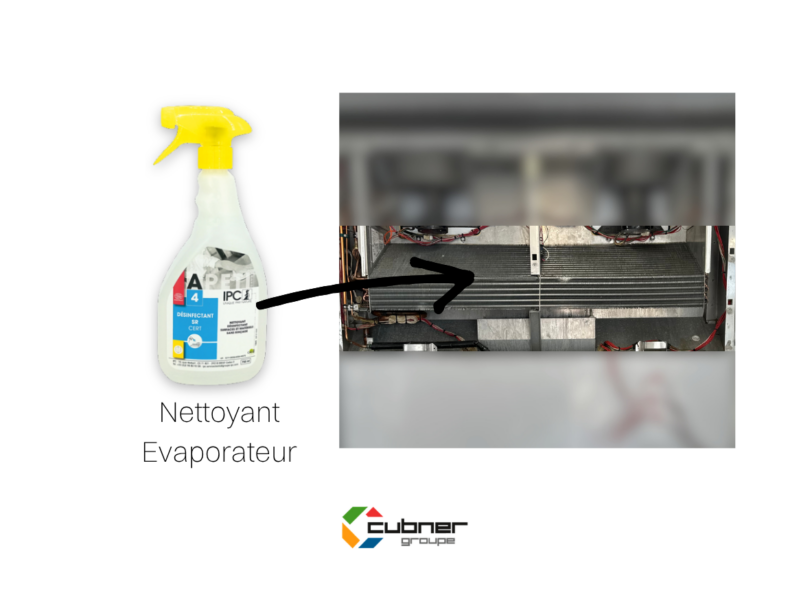 Nettoyage entretien complet intérieur extérieur condenseur et évaporateur conteneur frigorifique Cubner