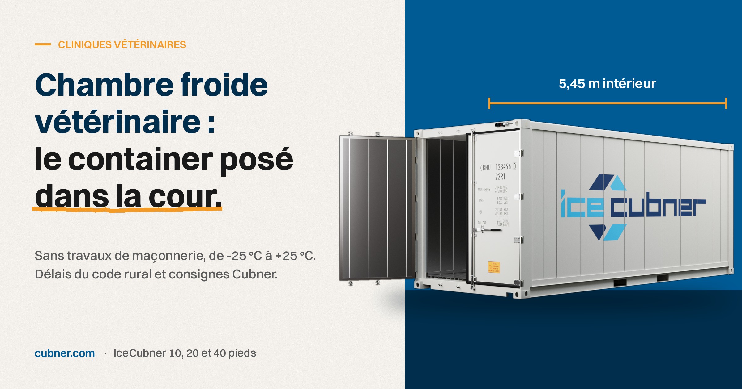 Chambre froide vétérinaire : container frigorifique ou local maçonné pour l&rsquo;équarrissage ?